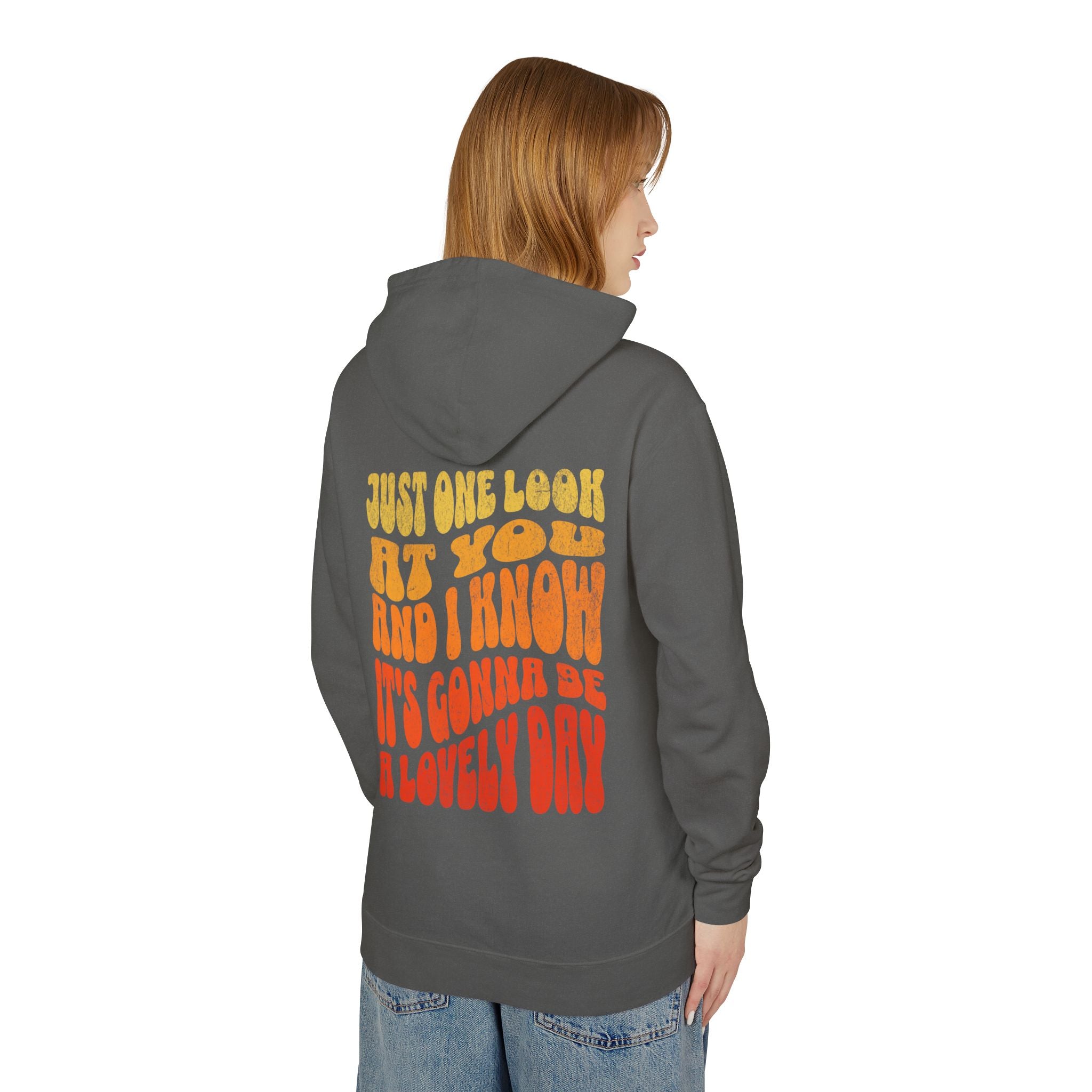 Lovely Day Lightweight Hooded Sweatshirt