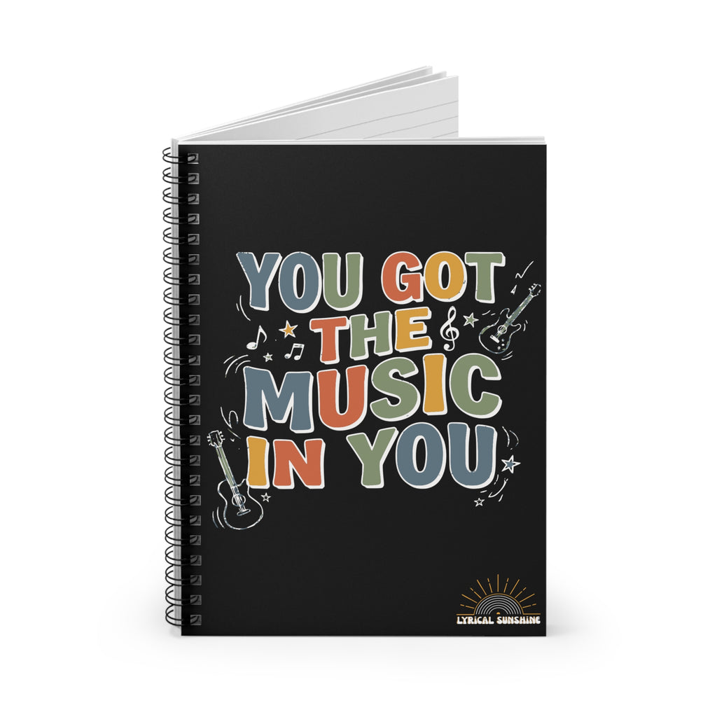 You Got the Music in You Retro Journal