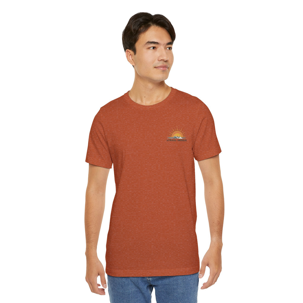 Surf Sunset T‑Shirt — "Live in the Sun, Not the Shade" Graphic Tee