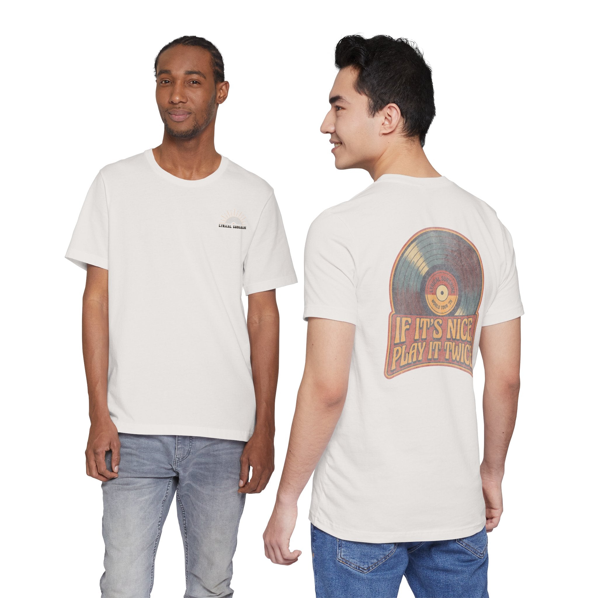 “If It’s Nice, Play It Twice” Retro Unisex T-Shirt
