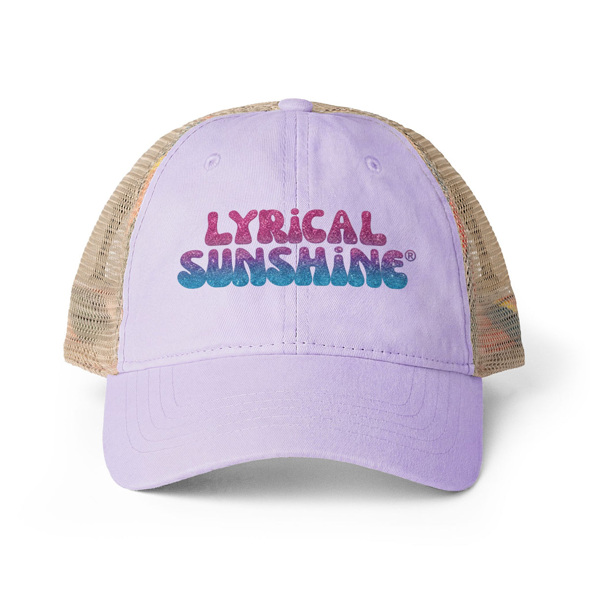 Lavender Women's Washed Mesh-Back Cap
