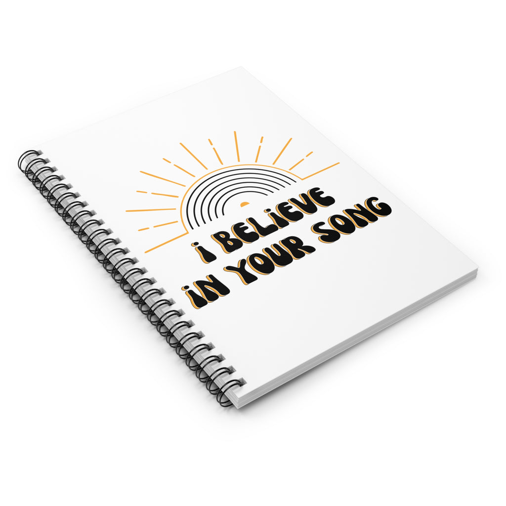 I Believe in Your Song Journal