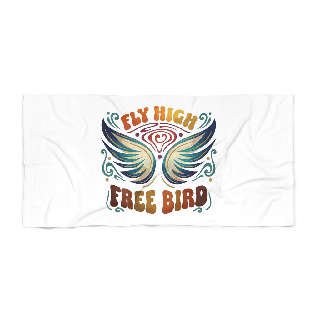 Fly High Free Bird Beach Towel