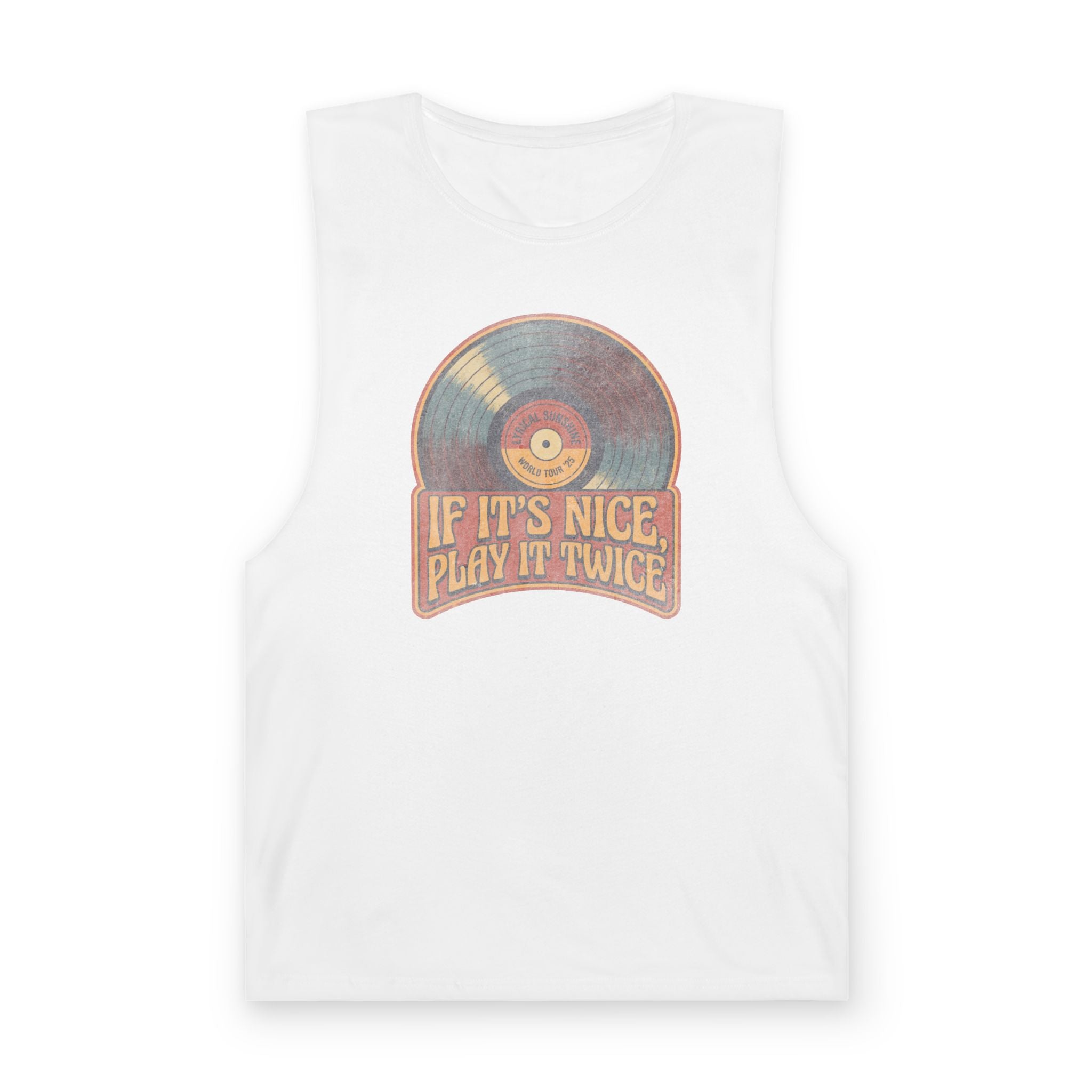 Retro Vinyl "If It's Nice Play It Twice" Tank Top