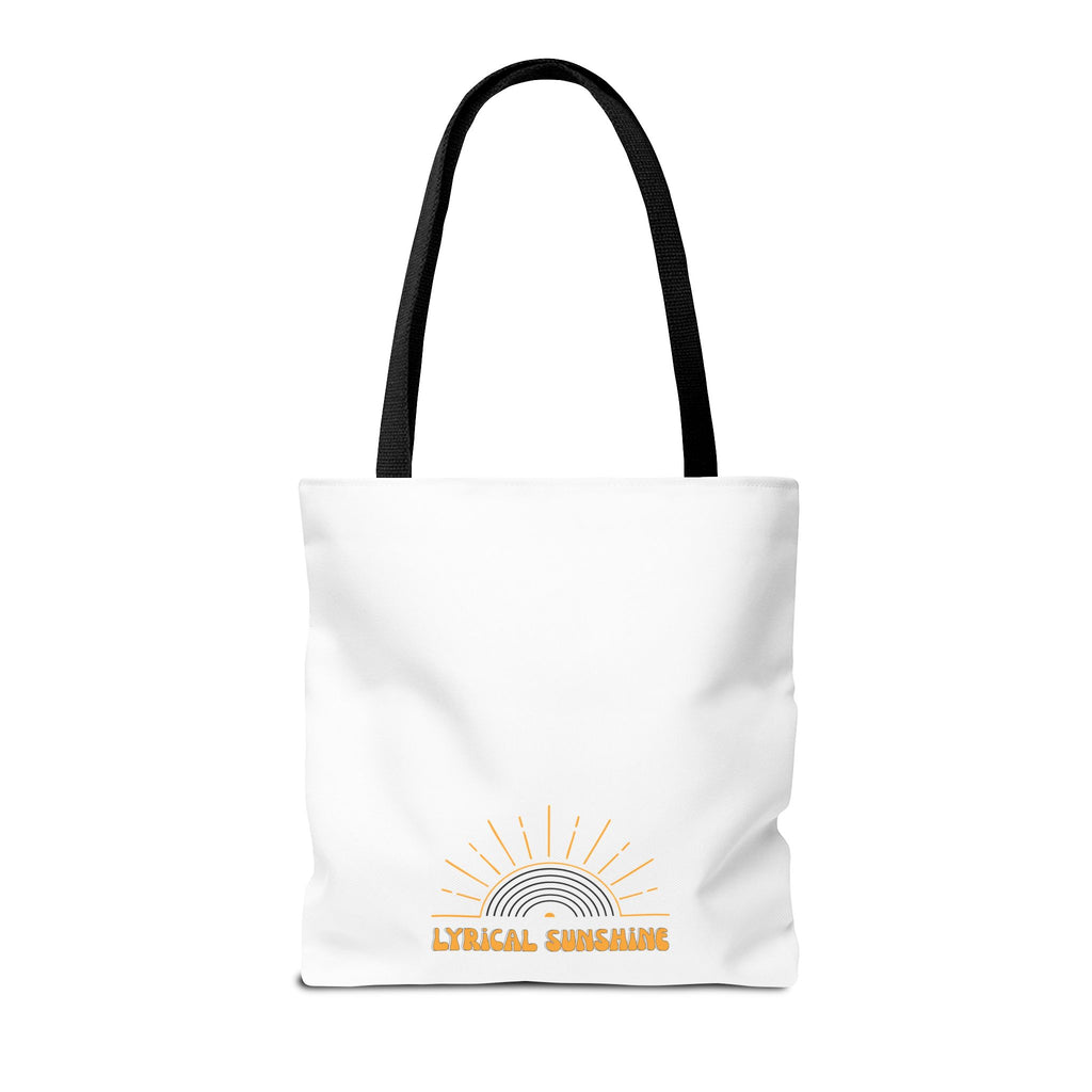 Tell Me Your Favorite Song Retro Cassette Tote Bag