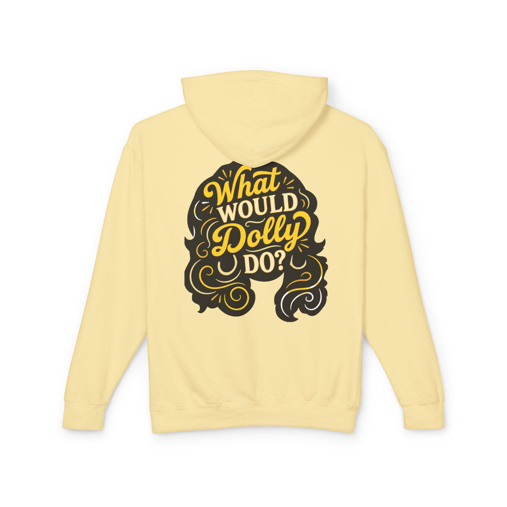 What Would Dolly Do Retro Lightweight Hooded Sweatshirt