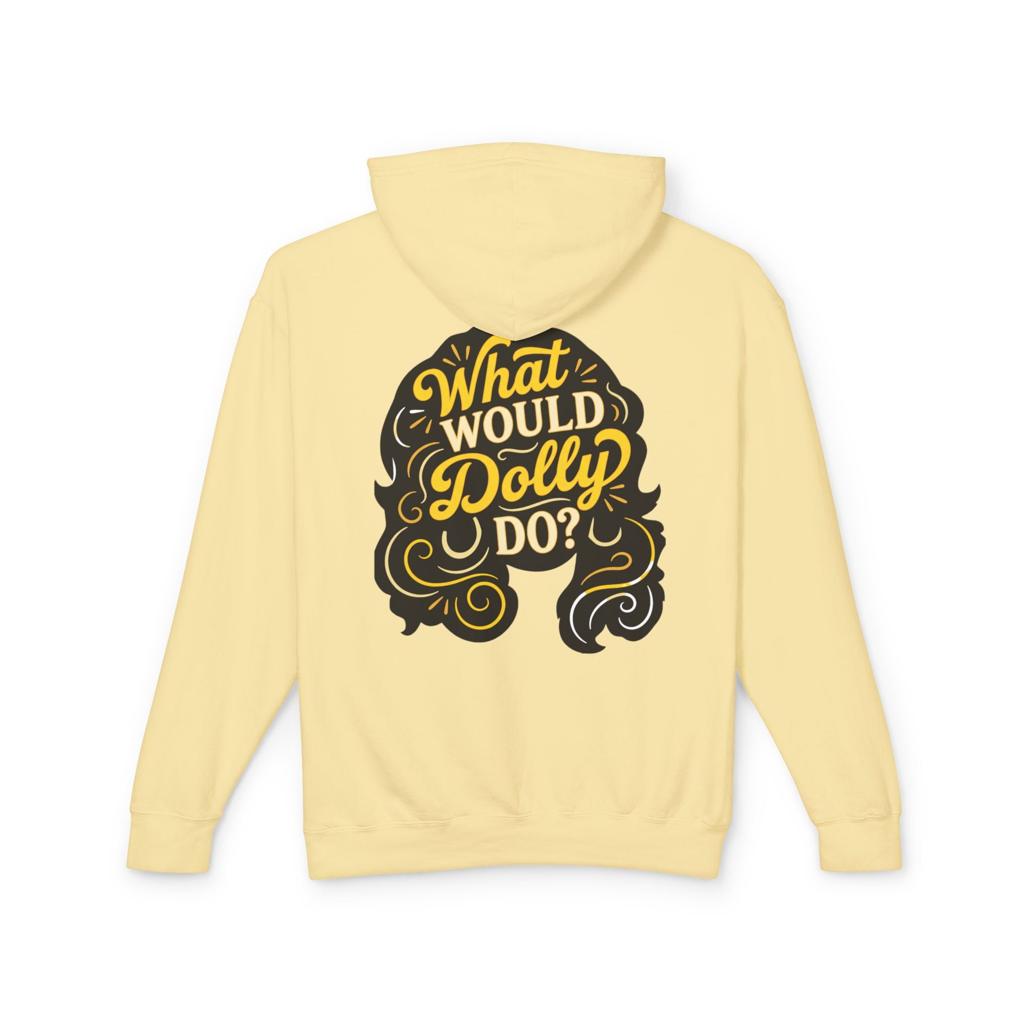 What Would Dolly Do Retro Lightweight Hooded Sweatshirt