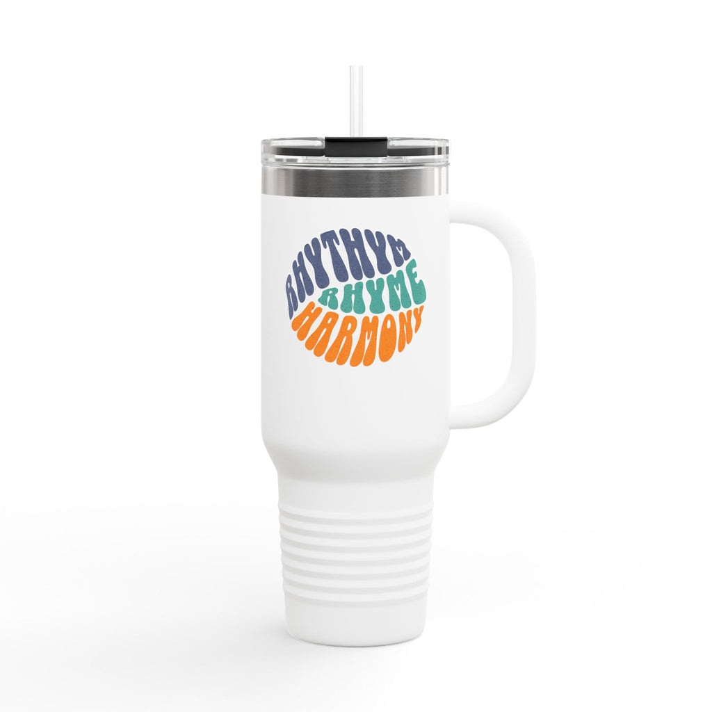 Rhythm, Rhyme & Harmony 40oz Insulated Travel Mug