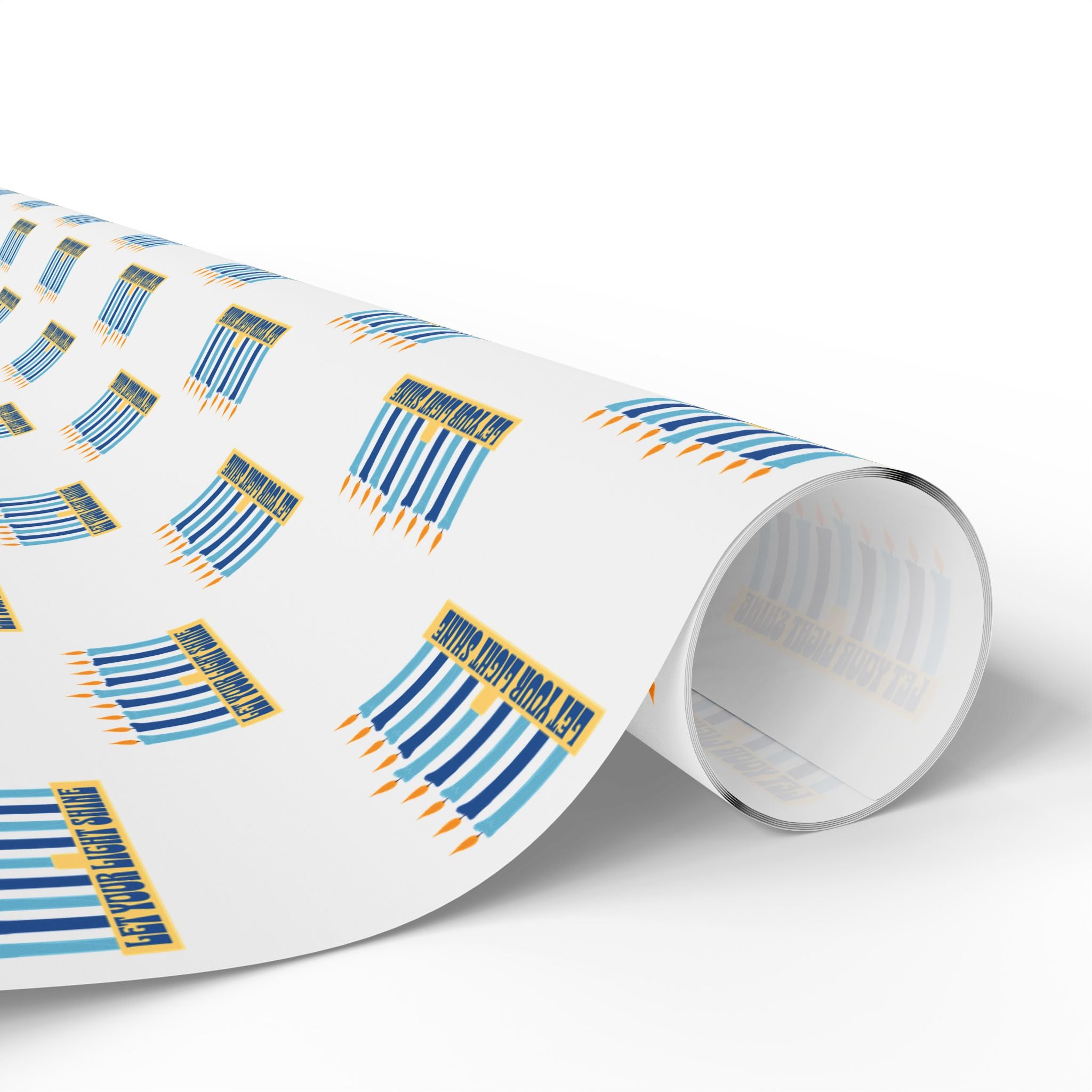 Let Your Light Shine Hannukah Wrapping Paper