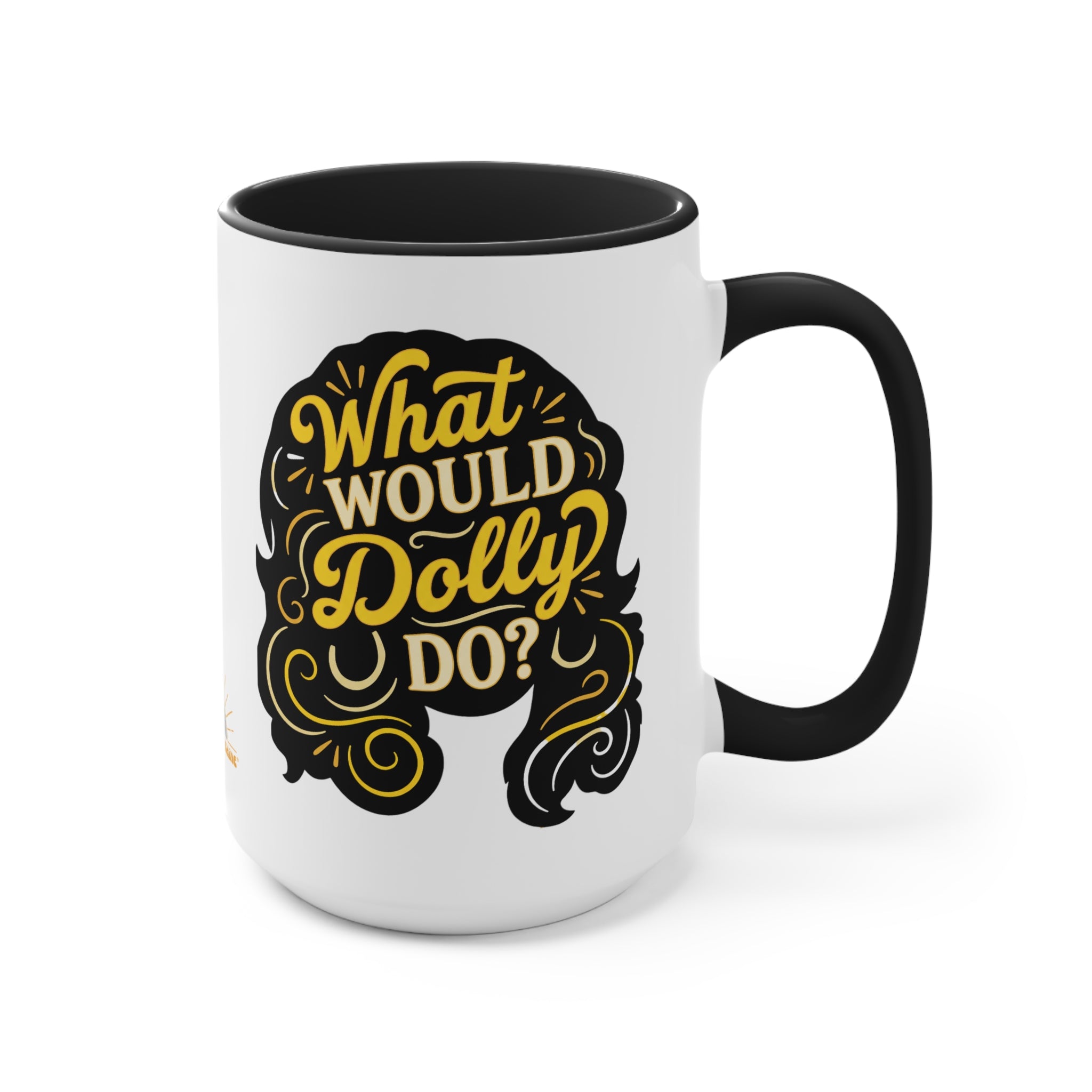 What Would Dolly Do? Accent Mug