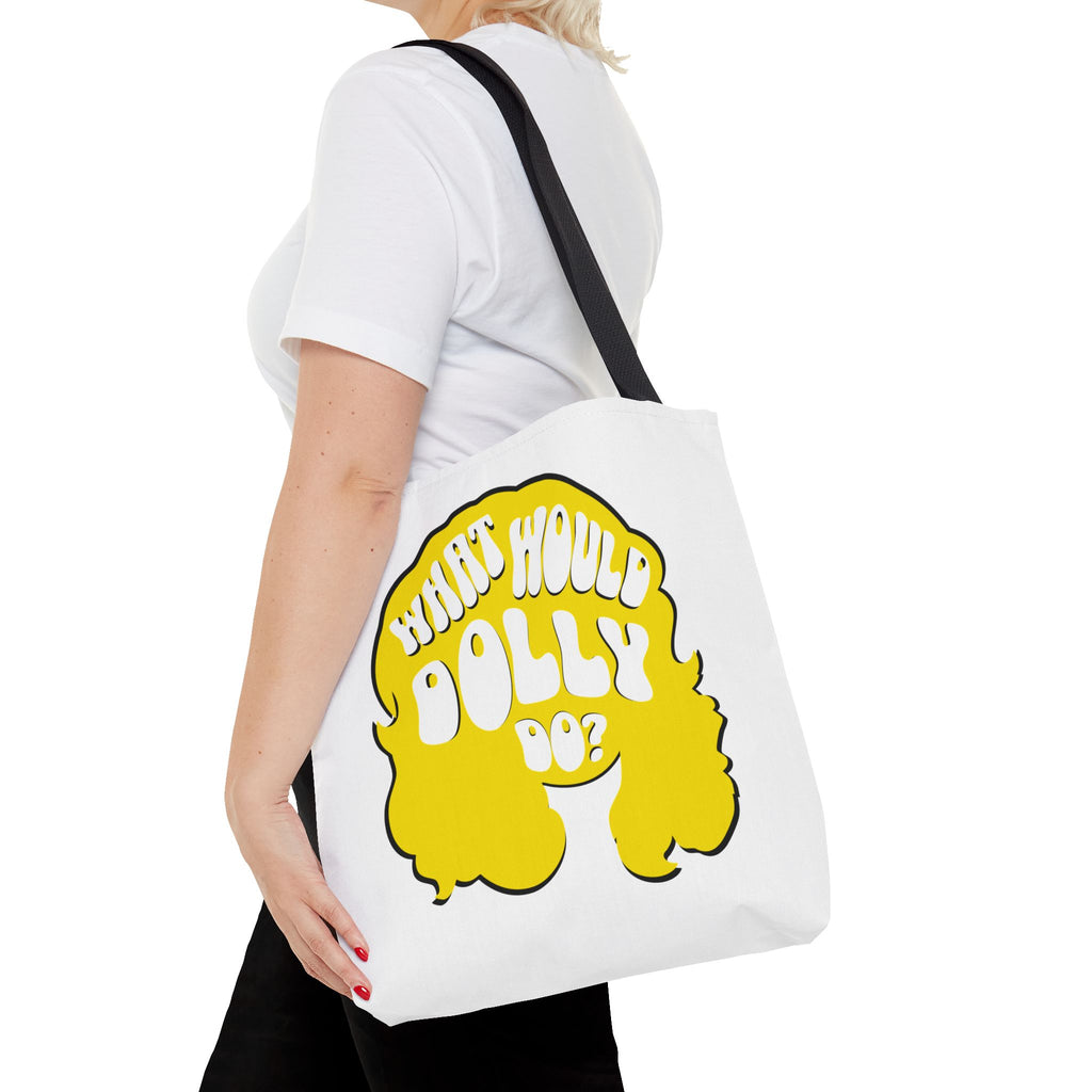 What Would Dolly Do? Retro Graphic Tote Bag