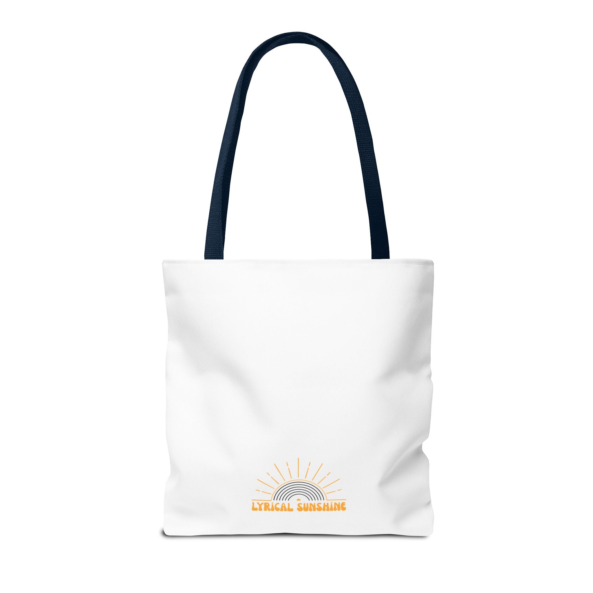 Rhythm, Rhyme & Harmony Retro Graphic Tote
