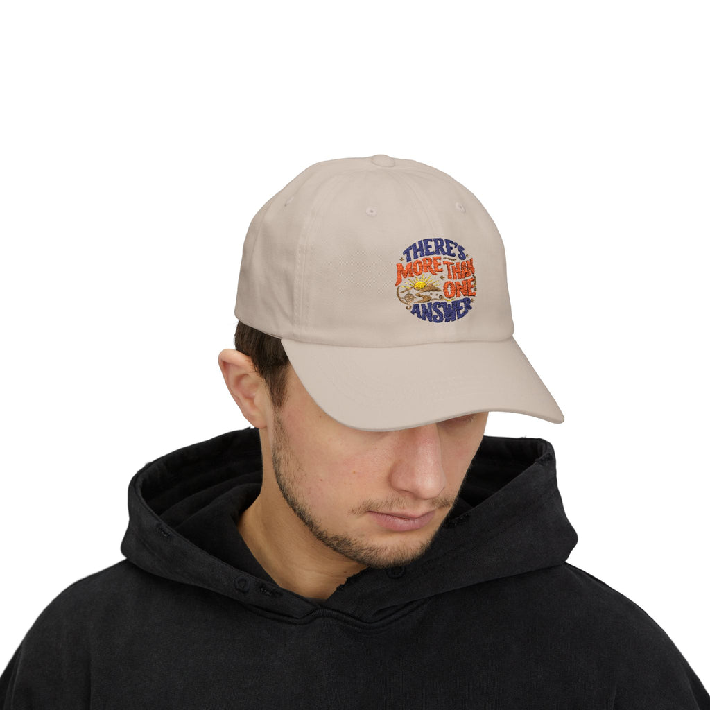 Dad Cap — "There's More Than One Answer" Vintage Guitar Dad Hat