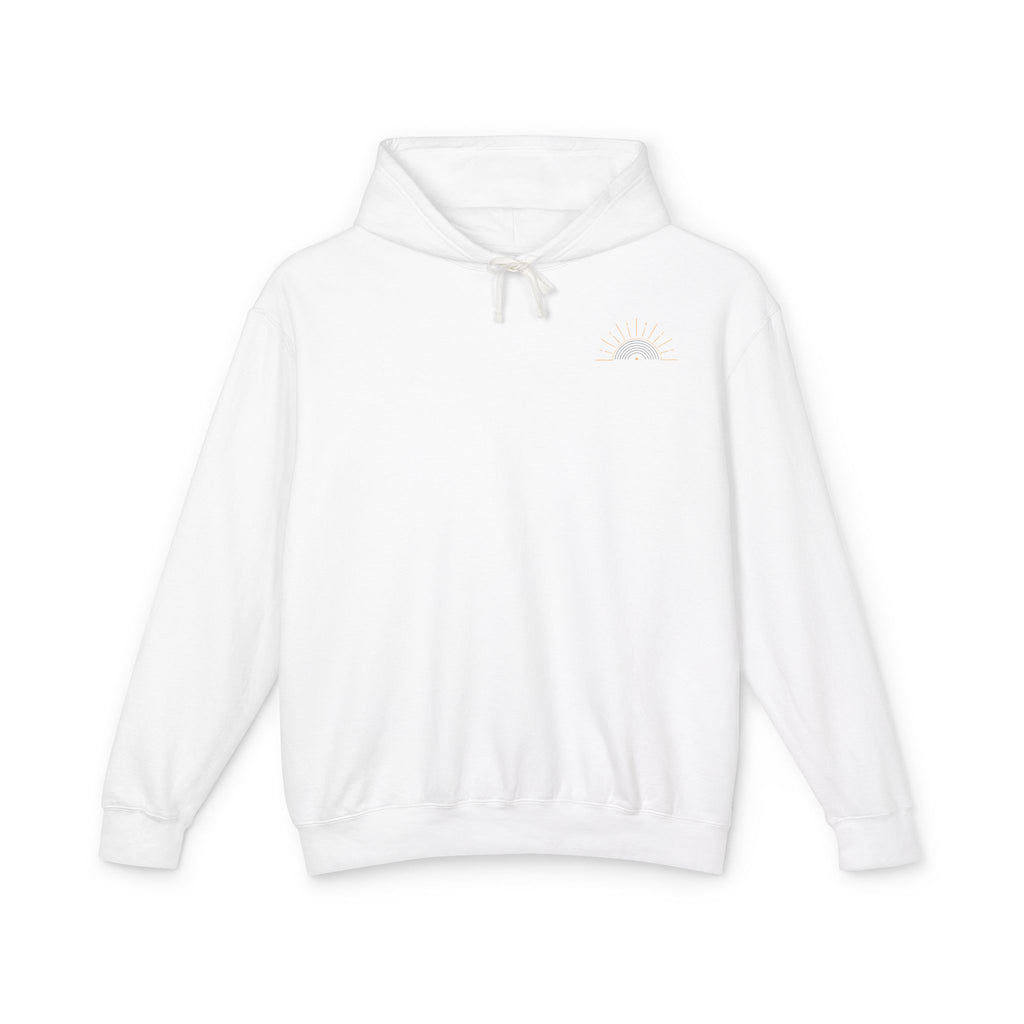 Live in the Sun Not the Shade Retro Graphic Sunshine Hoodie