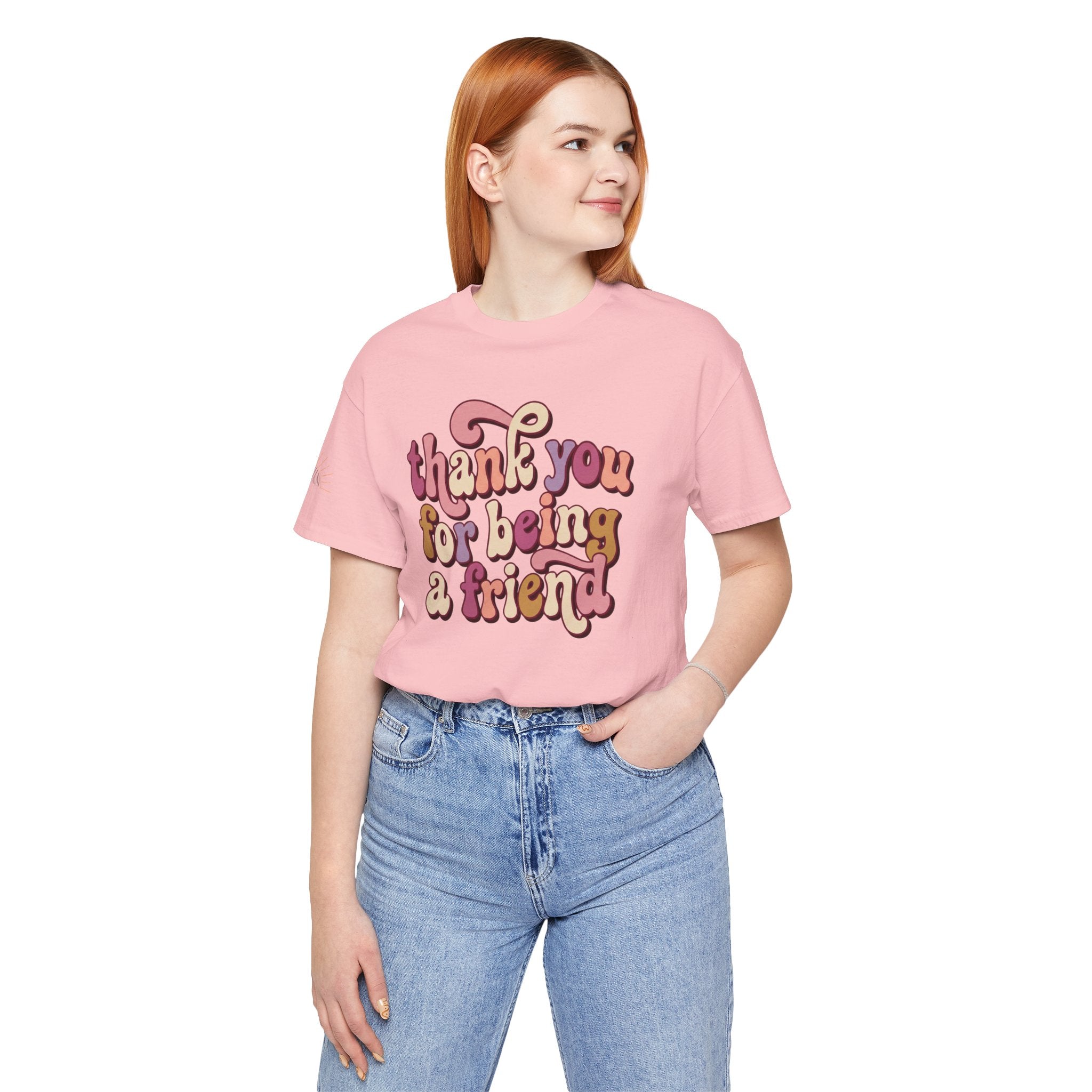 NEW! Thank You For Being A Friend T‑Shirt — Retro Friendship Graphic Tee