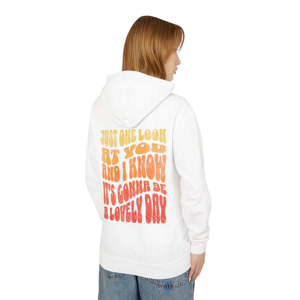 Lovely Day Lightweight Hooded Sweatshirt