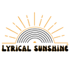 Logo of Lyrical Sunshine with a sun design on a white background